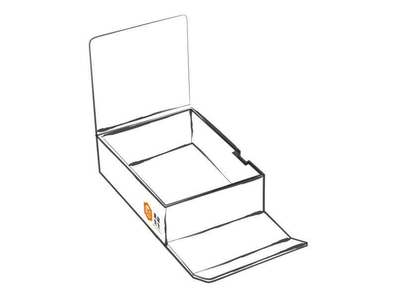 Shaped hardcover box